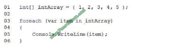 pass4itsure 70-483 exam question q11