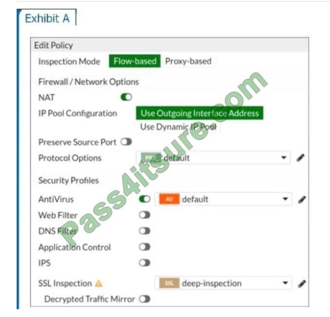 NSE4_FGT-6.4 exam questions-q5