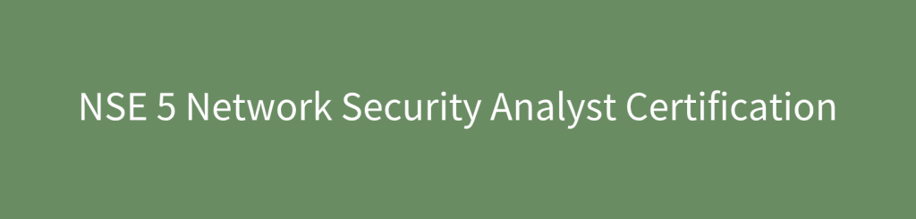NSE5_FAZ-6.4 NSE 5 Dumps Network Security Analyst Certification Successfully 