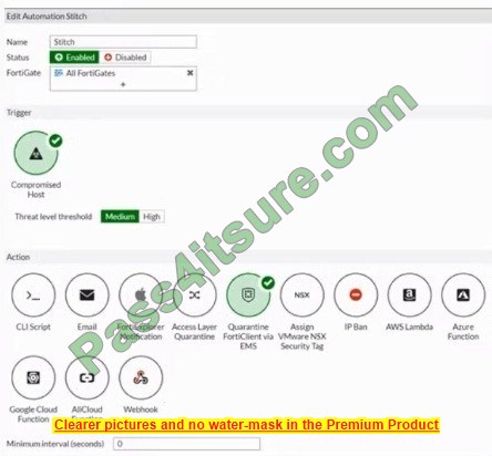 Newly updated Fortinet NSE5_FCT-7.0 dumps exam questions 10